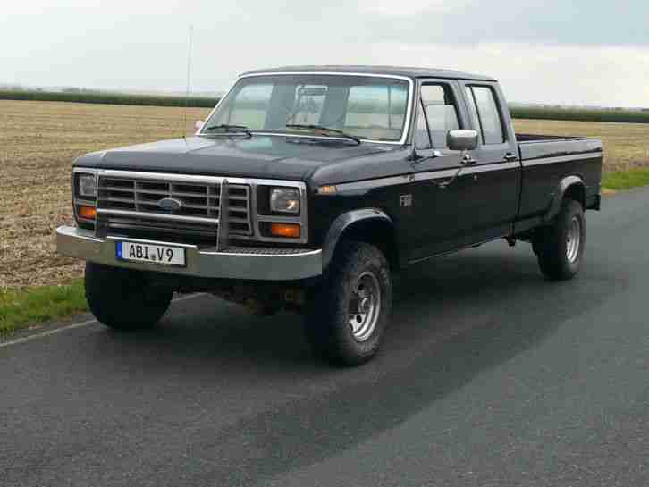 1985 Ford F350 6.9l Diesel Crew Cab