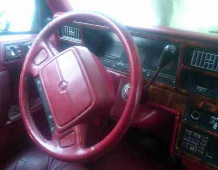 1992 Chrysler LeBaron Landau Sedan 3,0 V6 Unfallschaden Motor Getriebe Innen OK