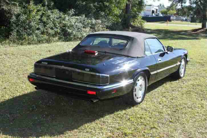 1996 JAGUAR XJS 4,0 Cabrio CELEBRATION SCHWARZ/TAN 2HAND 63000 gelaufen