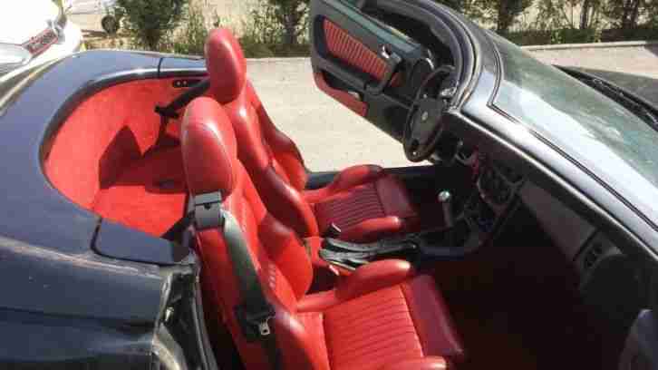 2 x Alfa Romeo Spider 2,0 Cabrio an Bastler Schwarz, Rot