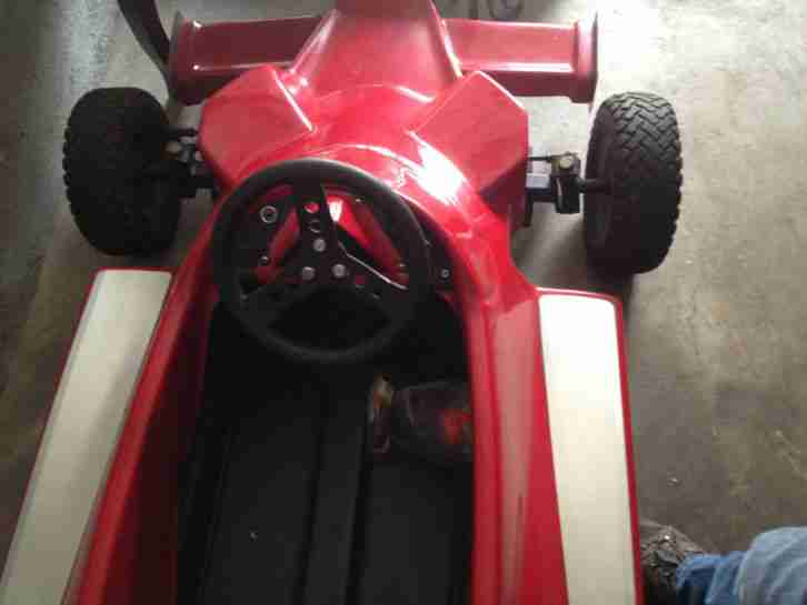 2 x Replika Junior F1 Benzinmotor Kinder Formel Rennwagen,Kart Youngtimer TAUSCH