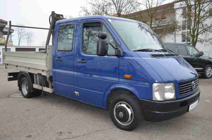 2006 VW LT 46 2.8 TDI Doka Pritsche mit 1.4t HIAB