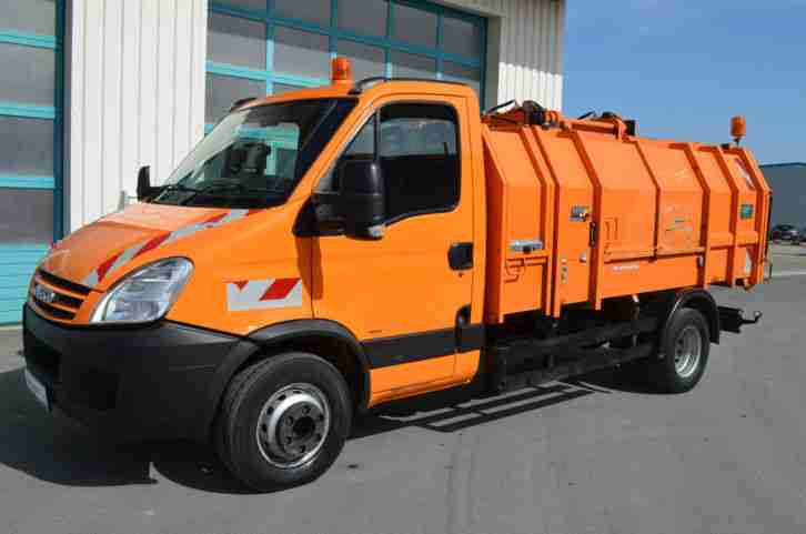 2008 IVECO DAILY 65C18 Müllwagen mit Müllpresse und hydr. Schüttung Hagemann HG6