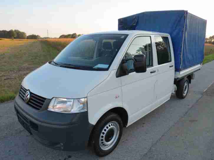 2009 VW T5 Doka 1.9 TDI DPF 102 PS Klima Standheizung M+S 1. Hand Scheckheft