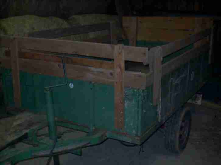 Anhänger Pritschenanhänger 1 Achser Traktor