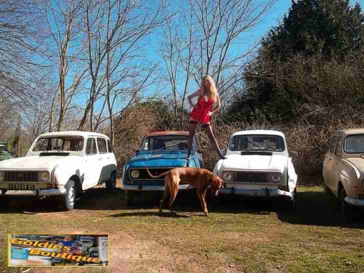 2X Renault 4 R4 Typ 1126 von 1972-1982 gebaut!!