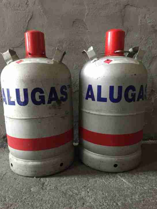 2x 11kg Alugasflasche Alugas