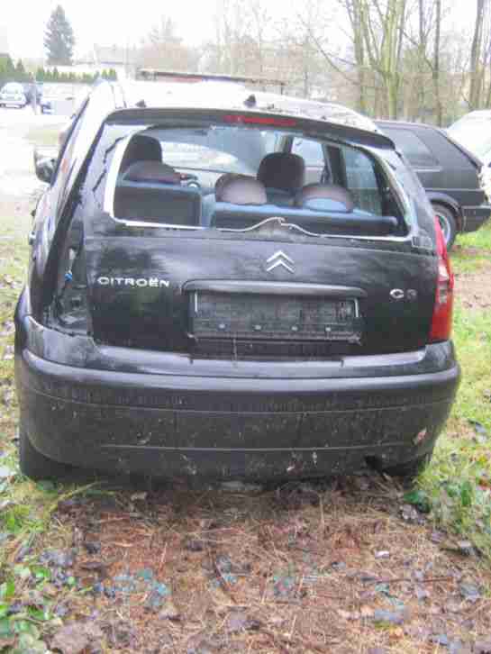 2x Citroen C3 Exclusive schwarz mit Anhängerkupplung Bundle Konvolut HDI + 1,4i