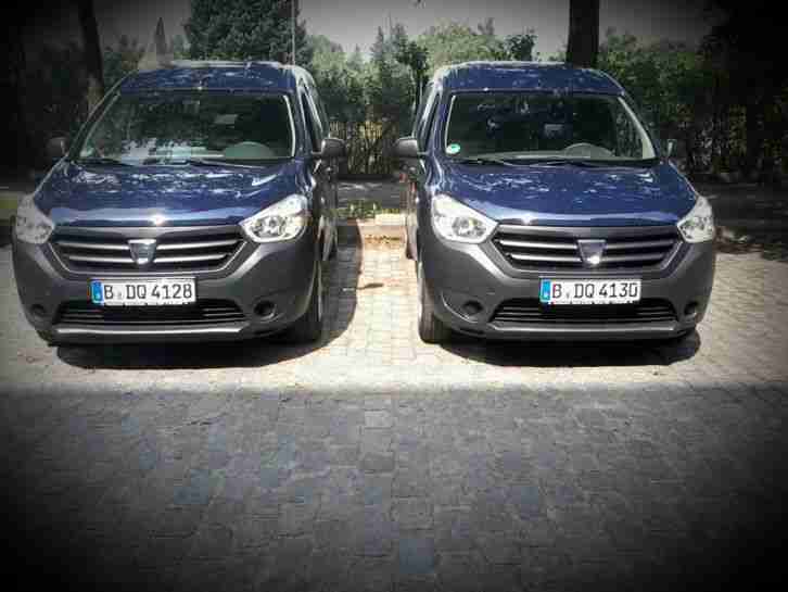 2x Dacia-Dogger Erstzulassung 02/14 +Tom Tom Sommer/ Wintereifen Garantie