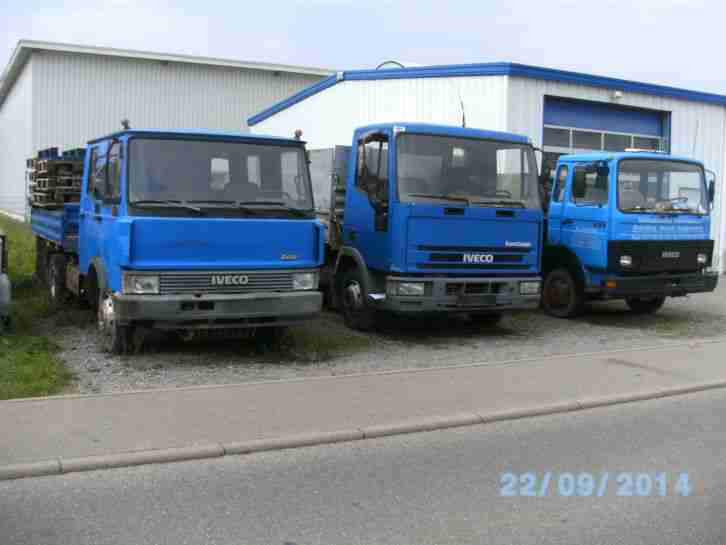 3 x Iveco LKW kipper 80.13 AH Bj.89 , Lkw 79.14.1 Bj.90