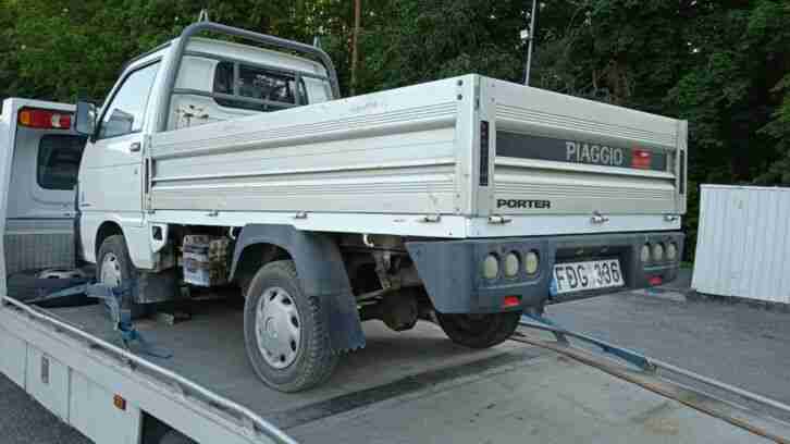 Piaggio Porter Pritsche 90000km 2010 BJ Benzin LPG Pfau Hijet Kipper