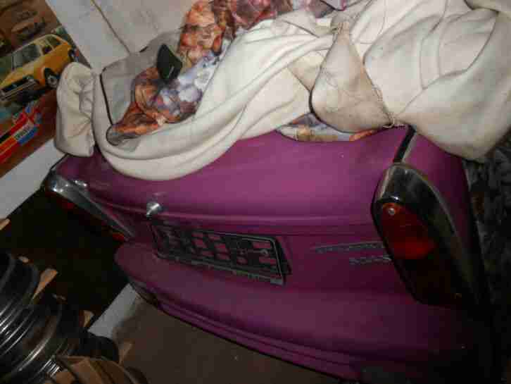 Trabant 601 Ostermann bj,89 mit 46 tsd km zum fertig stellen mit Wertgutachten