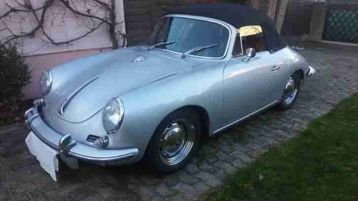 356 Carrera 2 Cabrio Basis Bj 63.. Lizenzbau 1981 Alu