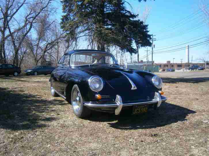 356 PORSCHE 1962 SCHWARZ COUPE