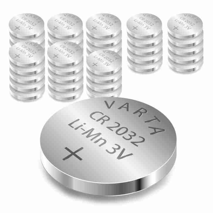 50 x Original VARTA CR2032 Knopfzelle 3V Lithium CR 2032