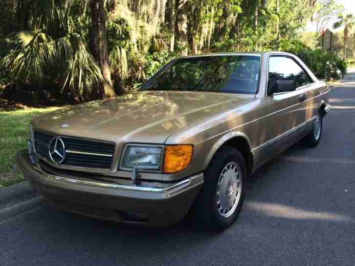560 SEC, Florida Import, rostfrei, BJ 1988, TÜV neu, ohne Mängel!