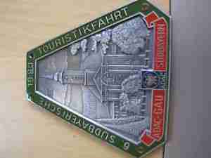 ADAC Touristikfahrt 1980 Plakette Gau