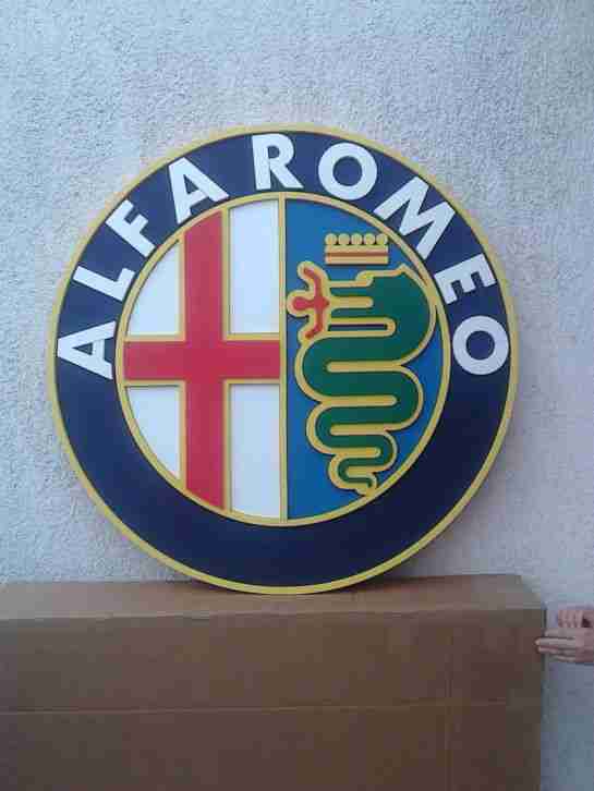 ALFA ROMEO GT GTV SPIDER 147 156 3D Logo Emblema