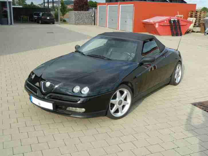 ?? ALFA ROMEO SPIDER T SPARK CABRIO 2,0 16V 150 PS 172tkm LEDER KLIMA TÜV NEU ??