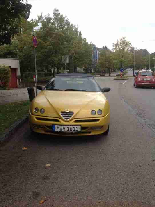 ALFA SPIDER Twin Spark Cabriolet Bj 1998 gelb