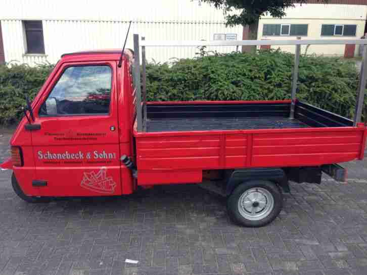 APE Piaggio Car Rot Diesel Selten Mit