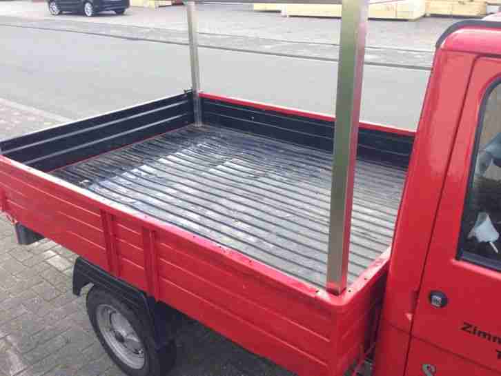 APE Piaggio Car Rot Diesel Selten Mit Kipperfunktion!! Wow