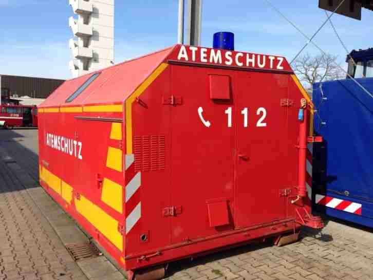 Abrollbehälter AB Atemschutz Betreuung Container Feuerwehr THW