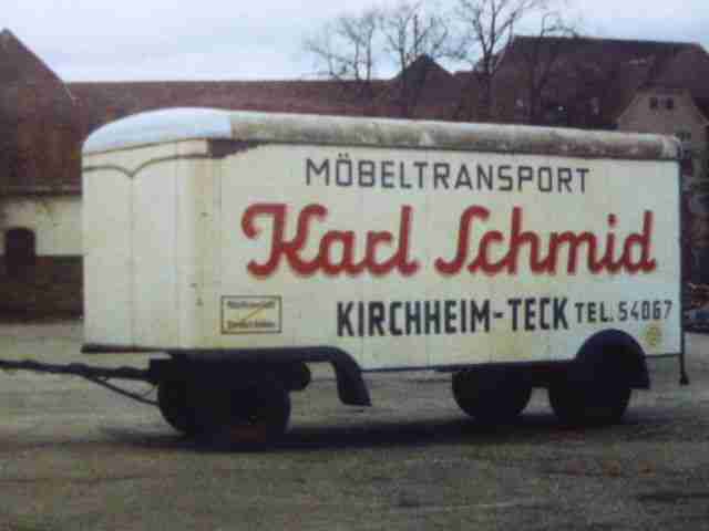Ackermann, Anhänger, LKW, 8 T, Packwagen, Oldtimer