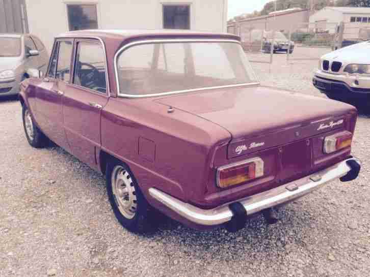 Alfa Romeo 115.09 Giulia 1300 Nuova Super 53293 KM BJ:07/1975 Oldtimer H-Kennze