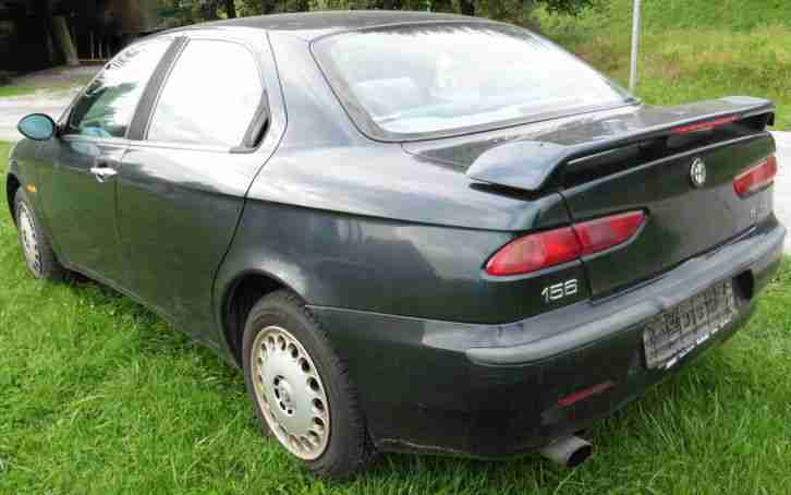 Alfa Romeo 156 161491 km TÜV/AU 03/15 Farbe cosmoblaumetallic mit Heckspoiler