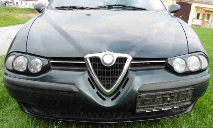 Alfa Romeo 156 161491 km TÜV/AU 03/15 Farbe cosmoblaumetallic mit Heckspoiler
