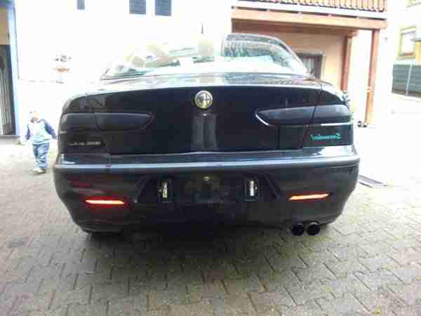 Alfa Romeo 156 2.5 V6 Limousine, Sportauspuff, Leder, Alufelgen... Motorschaden