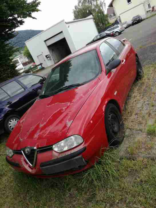 Alfa Romeo 156 Limo rot V6 Benziner 2, 5l Schlachtfahrzeug Fiat Bastlerfahrzeug