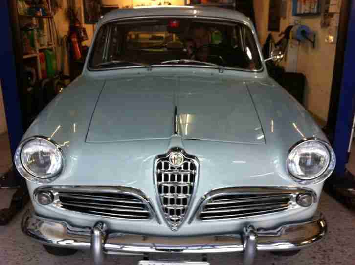 Alfa Romeo Giulietta Berlina, zweite Serie, Inverkehrssetzung 1961