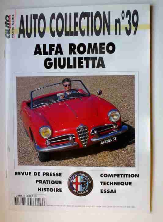 Giulietta Zeitschrift Auto Collection n 39