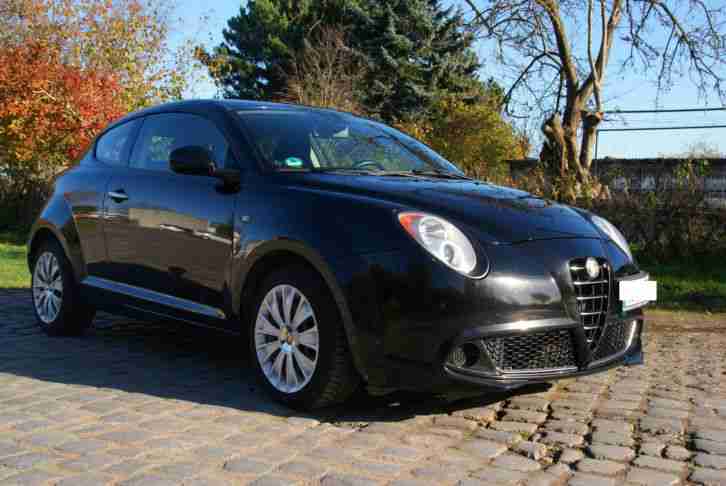 Alfa Romeo Mito im Schicken Schwarz mit eine Gasanlage (LPG) 1.Hand