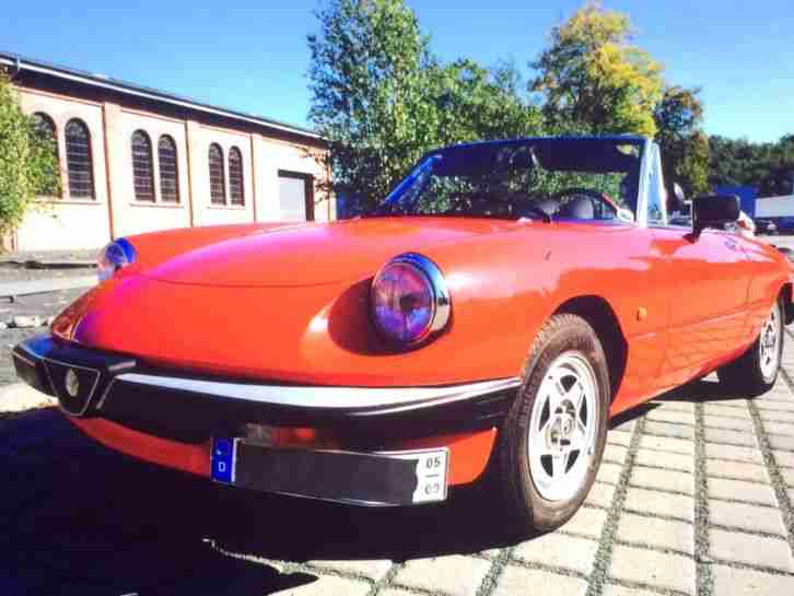 Alfa Romeo Spider 1.6, Baujahr 06/1984, TÜV 06/2017 seit 20 Jahren in Besitz