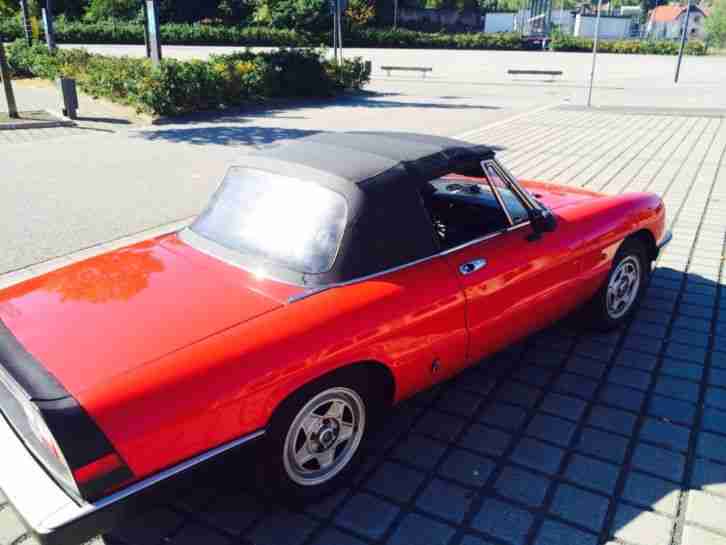 Alfa Romeo Spider 1.6, Baujahr 06/1984, TÜV 06/2017 seit 20 Jahren in Besitz