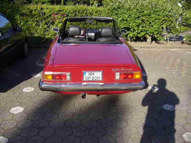 Alfa Romeo Spider Fastback 2000 Bj 1980 TÜV / AU mit H- Zulassung neu