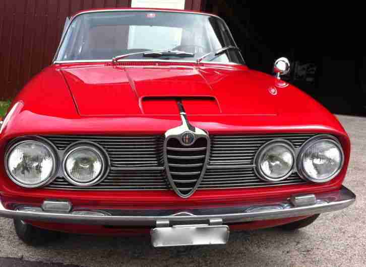 Alfa Romeo Sprint 2600, 6 Zylinder, 145 PS, 4 Scheibenbremsen, Jg.1964