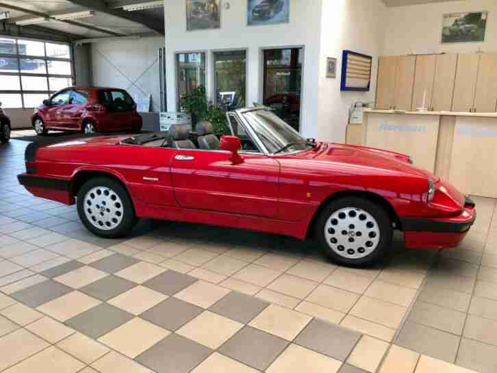 Alfa Spider 2.0 Quadrifoglio mit Hardtop Bj:1987 mit NEU TUEV & H Zulassung