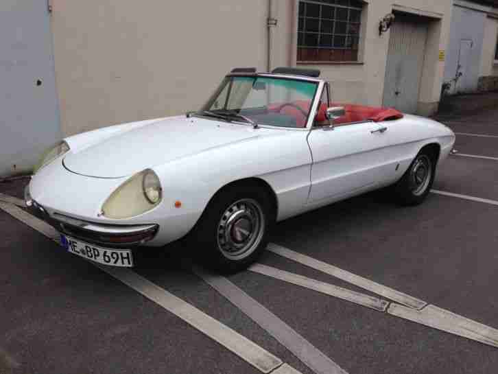 Alfa Spider Duetto Veloce von 1969 mit H Zulassung