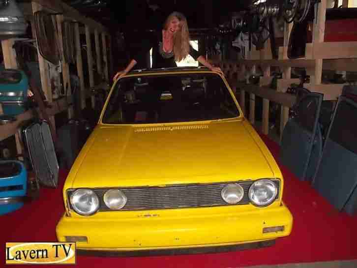 Alle "Nichtfranzosen" zu Spottpreisen!! VW Golf 1 GTI Cabrio Karmann von 1982!!