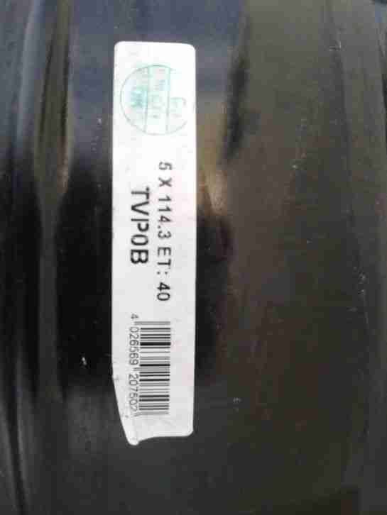 Aluräder Dezent 16 Zoll inkl. 2 Stück Bridgestone Sommerräder