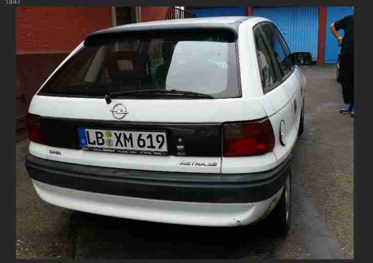 Astra F 1,6 GLS 5 Türig ohne TÜV Schiebedach