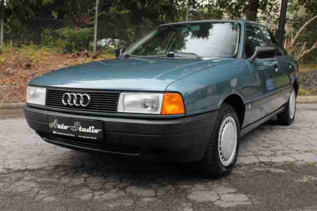 Audi 80 1.8 S Orig.13767 KM 1. Hand Scheckheft