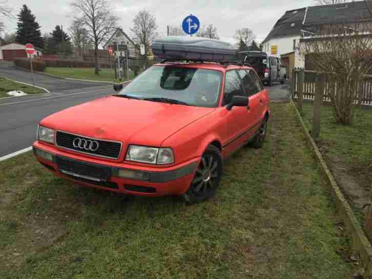 Audi 80 B4 2,0 115PS Avant AHK el.Schiebedach Winter/Sommerreifen Alu/Stahl