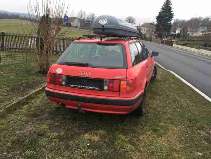 Audi 80 B4 2,0 115PS Avant AHK el.Schiebedach Winter/Sommerreifen Alu/Stahl