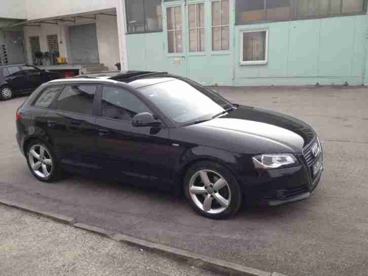 Audi A 3 S-Line Sportpack TDI 2.0 DPF 6 Gang OPEN SKY NAVI.viele EXTR.TOP Zust.