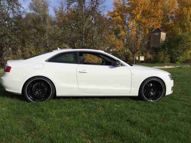 Audi A 5 Weiß 2,0 TFSI S-LINE 20 ZOLL